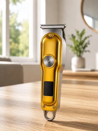 Şarjlı Saç Sakal Kesme Makinesi 1 2 3 mm Taraklı T Tipi Bıçaklı Kablolu ve Kablosuz Kullanım