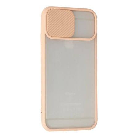 Apple İphone 6 Kılıf Palm Buzlu Kamera Sürgülü Silikon - Pembe