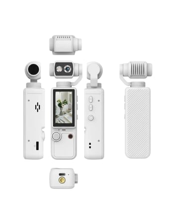 Kompakt 4K Video Kamera Otomatik Netleme ve Dahili Işık Destekli El Kamerası