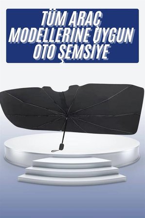 Oto Ön Cam Güneşliği Otomatik Katlanabilir Gölgelik Oto Cam Şemsiye