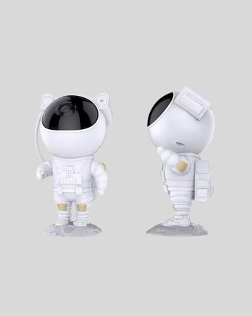 Bluetooth Müzikli Astronot Projeksiyon Lambası Yıldız ve Ay Efektli