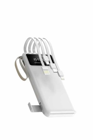 Powerbank Şarj Cihazı  Çıkışlı . MAH Powerbank Taşınabilir Çoklu Giriş