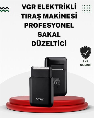 Pistonlu ve Örgülü Ağ Başlıklı Kart Tipi Traş Makinesi – Hafif, Güvenli, USB Şarjlı