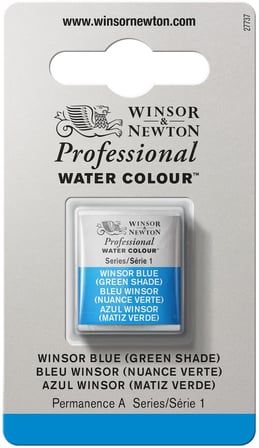 Winsor & Newton Professional Sulu Yarım Tablet Winsor Blue ( Shade) 707 S.1