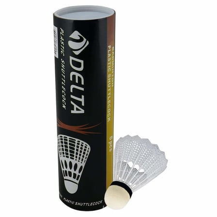 Delta Ds 6 Badminton Topu, Unisex, Beyaz, Tek Beden