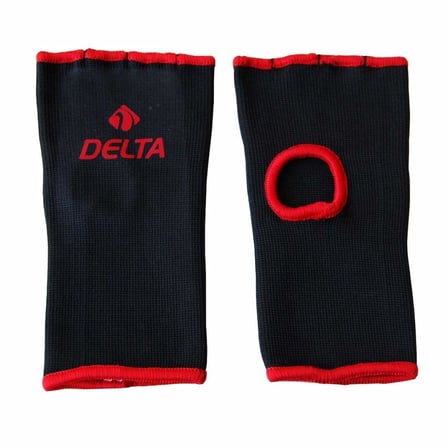Delta Boks Eldiveni İçliği (Boksör Bandı) - Hand 5, Siyah - Kırmızı, Large