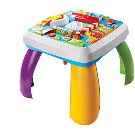 Fisher Price Eğlen  Öğren Yaşa Göre Gelişim, Eğitici Köpekçiğin Aktivite Masası (Türkçe ve İngilizce), Ayakta Durmaya Teşvik Eder, Işıklı, Sesli Oyunlar DRH44