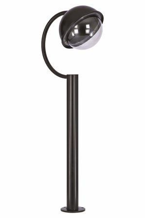 AVONNI BSU-68064-BSY-M2 Siyah Elektrostatik Toz Boyalı Dış Mekan Aydınlatma, E27, Aluminyum, Döküm Dip, Polikarbon Cam, 45cm