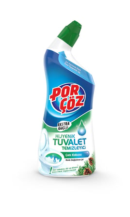 PORÇÖZ Tuvalet Temizleyici Jel Ekstra Güçlü Çam Kokulu 750 ml