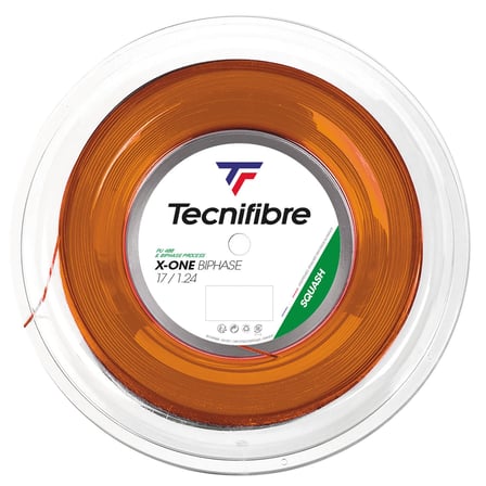 Tecnifibre – Squash halat – makara 200 m – X-One iPhone 1.18, üniseks, turuncu, tek boy