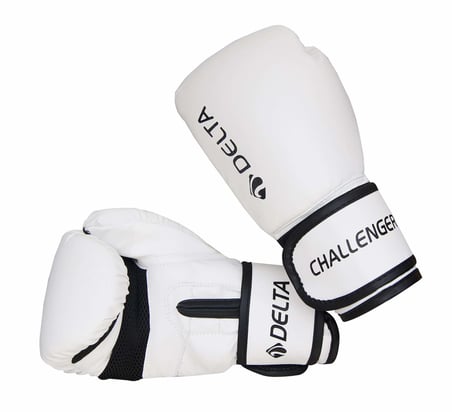 Delta Challenger Dura-Strong Boks Eldiveni,Beyaz,10 Oz