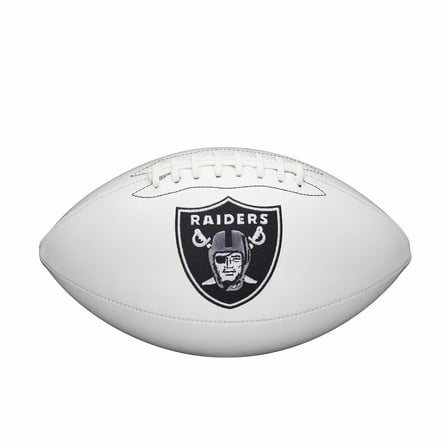 WILSON NFL Live İmza İmzalı Futbol - Resmi Boyut, Las Vegas Raiders