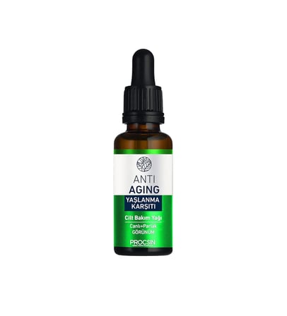 PROCSIN Yaşlanma Karşıtı Cilt Bakım Yağı 20 ML 1 Paket (1 x 1 Adet)