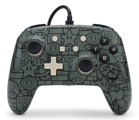Switch için geliştirilmiş kablolu PowerA Controller – Power-Up Mario, Gamepad, oyun kumanda