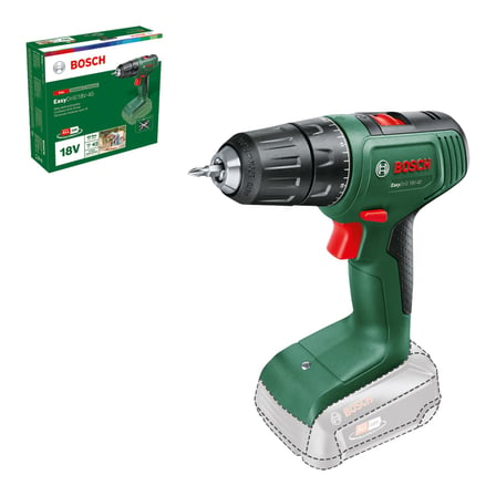 Bosch Garden EasyDrill 18V-40 akülü vidalama makinesi (aküsüz, 18 Volt sistem, kartonda)