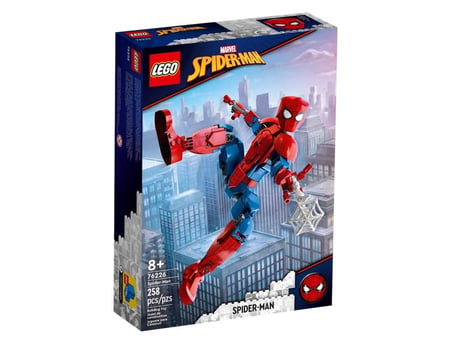 LEGO | Örümcek Adam Figürü 76226 – 8 Yaş ve Üzeri Çocuklara Oynamak ve Sergilemek için Gerçekçi bir Model Yapım Seti (258 Parça)