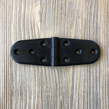 Gürçay Hırdavat Plastik Oval Menteşe 11cm (2 Adet) Siyah