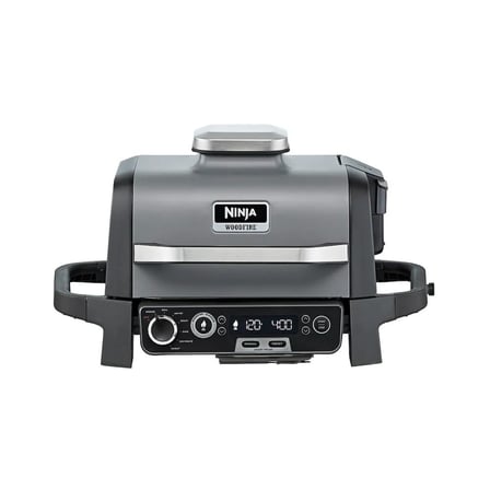 Ninja Woodfire Elektrikli BBQ Grill Smoker, 2400W, 7 Pişirme Fonksiyonu, Izgara, Smoker, Air Fry, Kızartma, Pişirmek, Yeniden Isıtma, Dehidrat, Led Gösterge, Tütsüleme