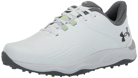Under Armour UA Drive Pro SL Wide Erkek Golf Ayakkabısı White/White/Metallic Gun Metal 44.5