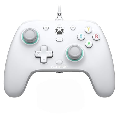 GameSir Series X|S, One ve Windows 10/11 için G7 SE kablolu oyun kumandası, Hall efektli Joysticks/Hall Trigger, 3,5 mm ses jakı (beyaz)