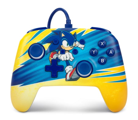 Switch için geliştirilmiş kablolu PowerA Controller – Sonic-Boost, Gamepad, oyun kumandası,
