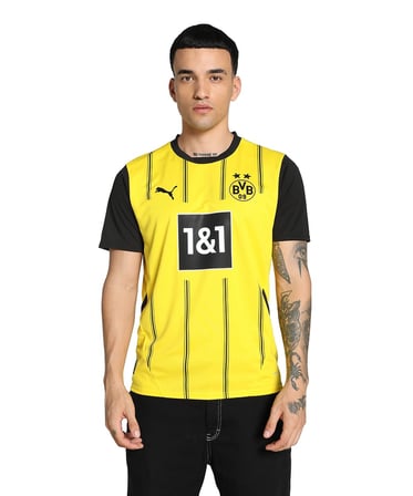 PUMA Borussia Dortmund 24/25 Erkek İç Saha Forma Faster Yellow-PUMA XS