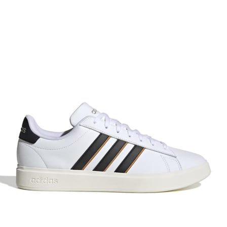 adidas Erkek GRAND COURT 2.0 Tenis Ayakkabısı, FTWWHT/CBLACK/FOCORA, 42.6666666666667