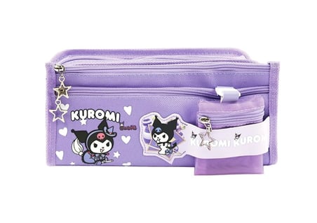 Sanrio Mor Yüksek Kapasiteli Çok Gözlü Kalemlik Kalem Kutusu