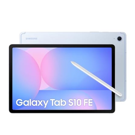 Samsung S10 FE, Wi-Fi Android Tablet, 8GB RAM, 128GB Depolama, 10.9 İnç, 90Hz Ekran, S Pen Dahil, IP68, 8000mAh Batarya, Mavi (Samsung Türkiye Garantili)