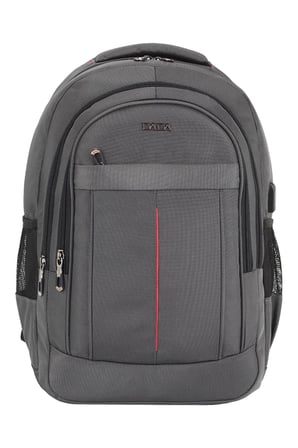 Dada 01 Laptop Dizüstü Bilgisayar Çantası 14"-15,6" inç Ortaokul Lise Üniversite Okul Çantası Unisex Gündelik Kadın Erkek Sırt Çantası Usb Type-C Aparat Darbe Emici Koruma Su Geçirmez Kumaş (Antrasit)