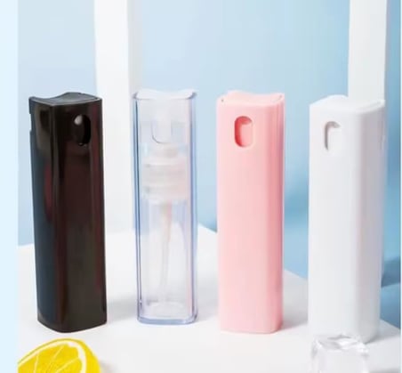 Mucit Home Doldurulabilir Taşınabilir Renkli Parfüm Kolanya Şişesi Plastik Cep Sprey Kutu