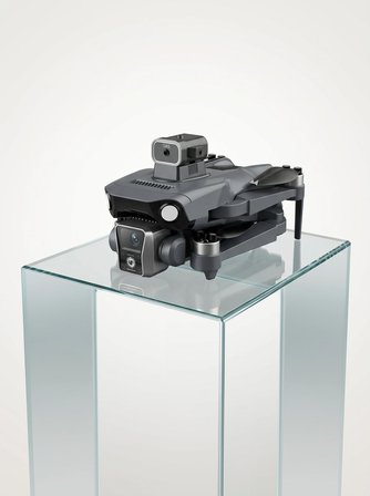 GPS Destekli Katlanabilir Çift Kameralı Drone Ekranlı Kumandalı