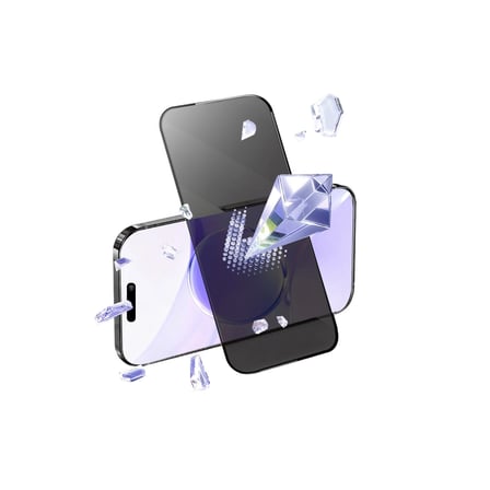 Apple İphone 11 Bilvis 5in1 5d Magic Hayalet Cam Ekran Koruyucu - Siyah