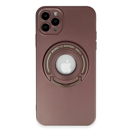 Apple İphone  Pro Kılıf Lukka Magneticsafe Kapak - Kahverengi