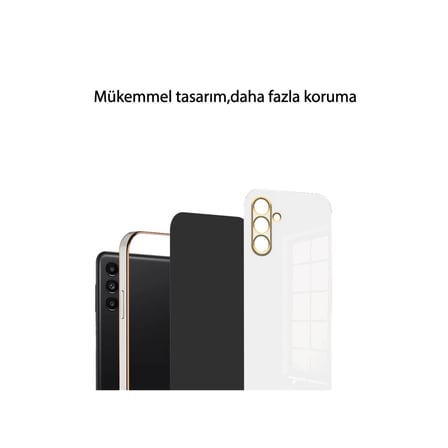 Samsung Galaxy A g Kılıf Volet Silikon - Mor