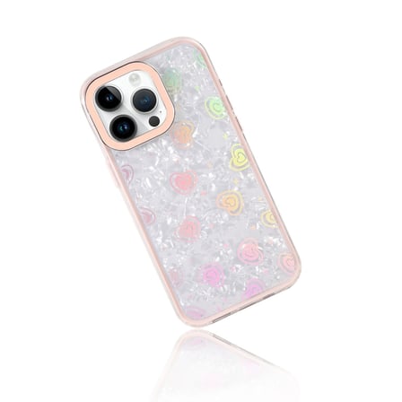 Apple İphone  Pro Max Lumi Desenli Kapak - Pembe