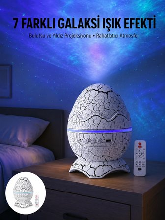 Gece Lambası Yumurta Işık Speaker Yeni Nesil Dinozor Yumurtası Görünümlü