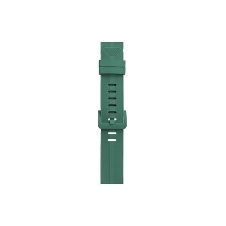 Apple Watch 38mm Kr408 Çizgili Silikon Kordon - Yeşil