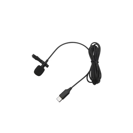 Type-c  Metre Double Mikrofon - Siyah