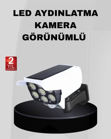 Solar Bahçe Aydınlatması Su Geçirmez IP PIR Sensörlü Uzun Çalışma Süreli