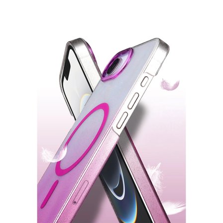 Apple İphone 16e Glossy Magsafe Kapak - Mor