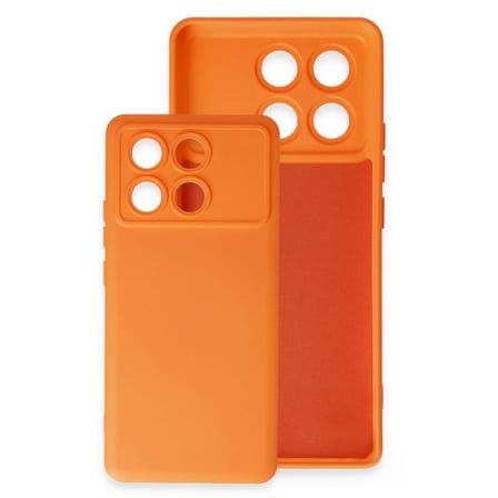 Xiaomi Poco X6 Pro Kılıf Nano İçi Kadife Silikon - Siyah