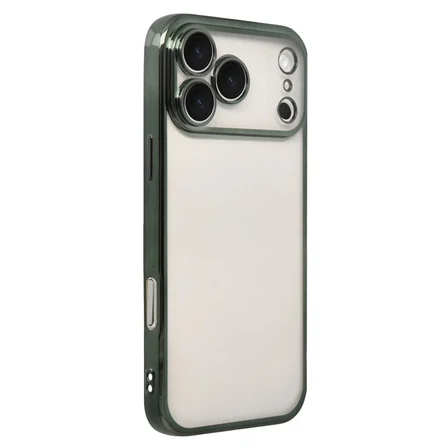 Apple İphone 17 Pro Max Razer Lensli Silikon - Yeşil