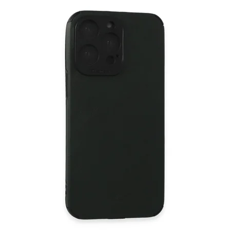 Apple İphone 15 Pro Max Kılıf Loop Deri Silikon - Yeşil