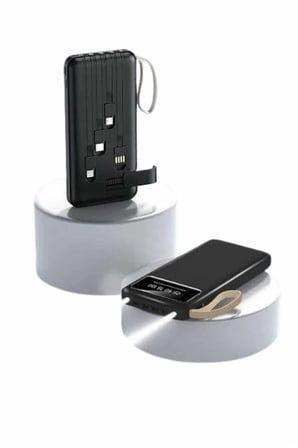 Powerbank 20.000 MAH Hızlı Şarj Özellikli Taşınabilir USB Girişli