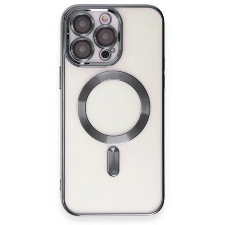 Apple İphone 15 Pro Max Kılıf Kross Magneticsafe Kapak - Titan Gri