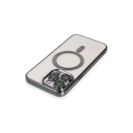Apple İphone 15 Pro Max Kılıf Kross Magneticsafe Kapak - Titan Gri