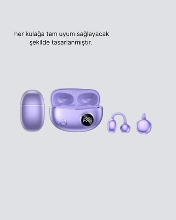 Kulak Arkası Klipsli Bluetooth Kulaklık YXG10 Silikon Malzemeli Ergonomik