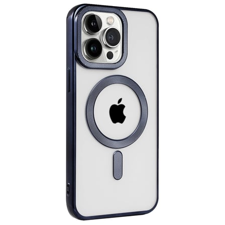 Apple İphone  Pro Max Kılıf Kronos Magsafe Kapak - Lacivert