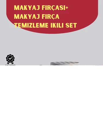 Profesyonel 13’lü Makyaj Fırçası + USB Fırça Temizleyici İkili Set